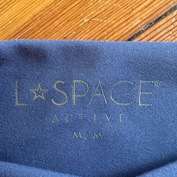 L*Space Exhale Stirrup Leggings in Slate Blue Size M NWOT - Picture 6 of 8
